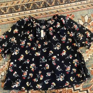 Madewell floral blouse small NWT